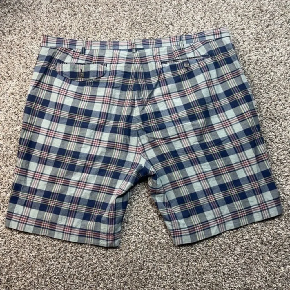 Polo Ralph Lauren‎ Men's 44 Plaid Flat Front Shorts Multicolor Classic Fit